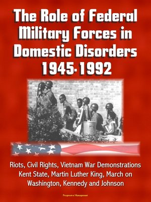 cover image of The Role of Federal Military Forces in Domestic Disorders 1945-1992